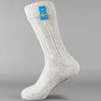 Swedish Lagom Socks - Heather Grey - UK 9-11 | EU 43-45 |US 9-12 M