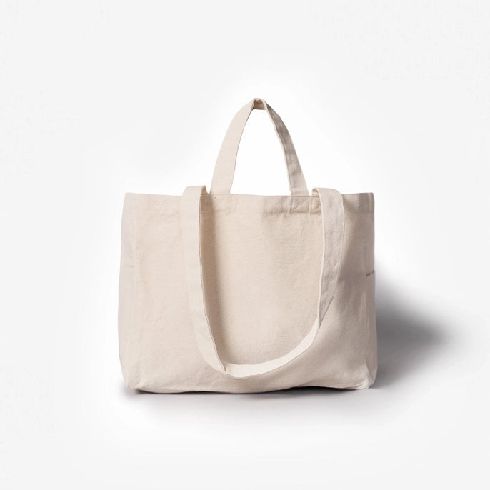 OMOM Organic Cloth Low Box Tote - Nature