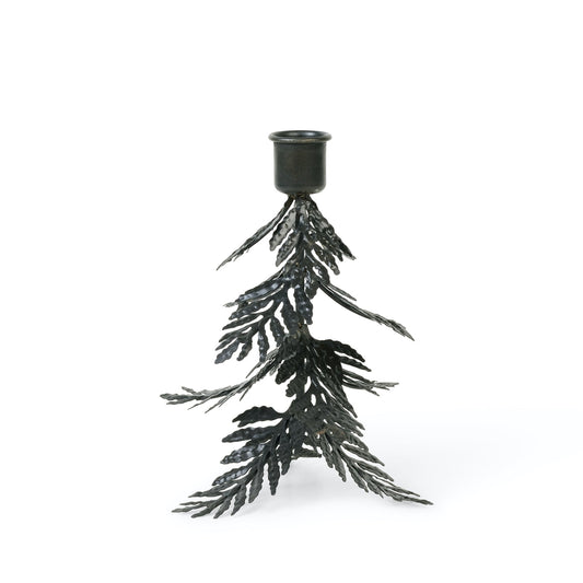 Nostalgia Christmas Tree Candleholder - Black