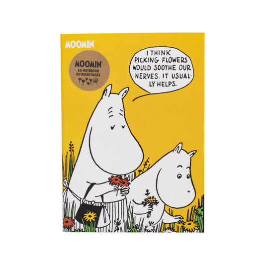 Moomin A6 Notebook - Picking Flowers