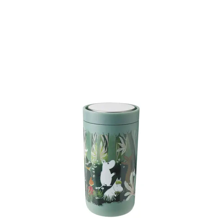 Moomin 0.2L To Go Click Vacuum Insulated Cup - Soft Dusty Green