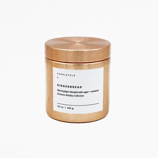 Holiday 9oz Soy Candle - Gingerbread