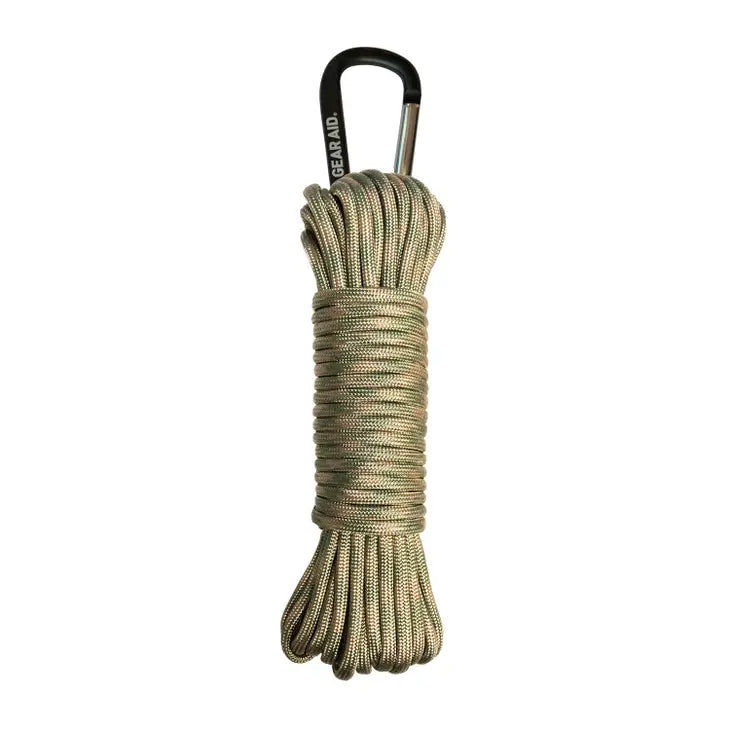 Heavy-Duty 550 Paracord Reflective Sage/Tan - 30ft