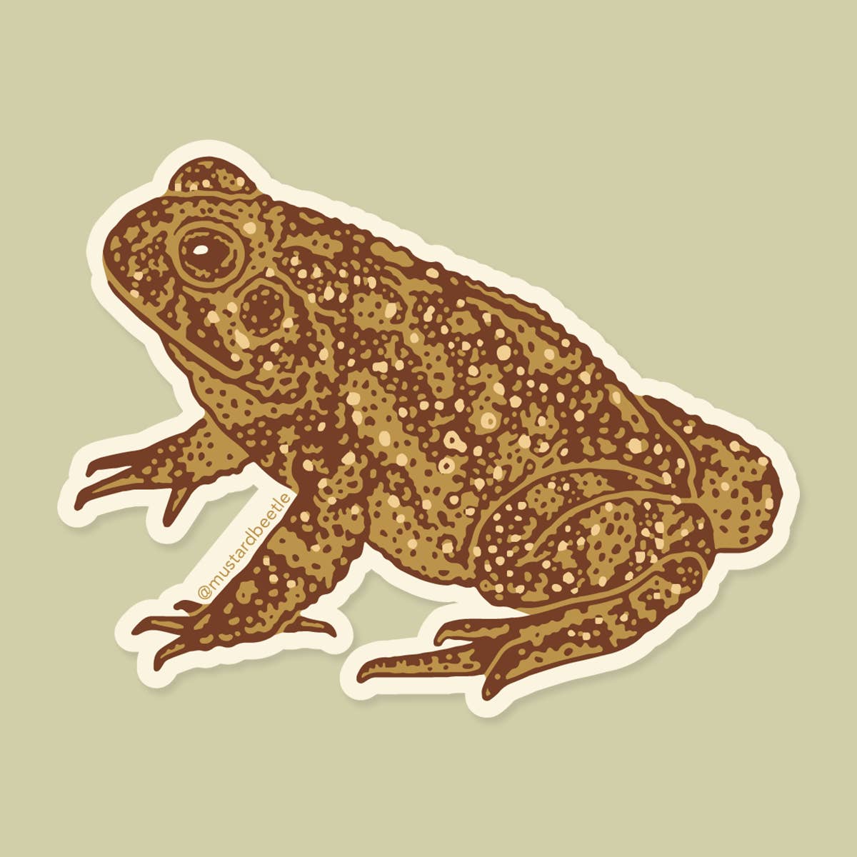 Toad Vinyl Sticker