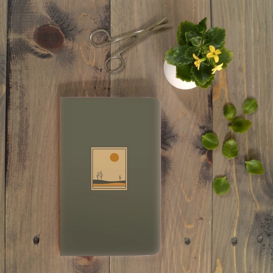 Desert Window Kraft Layflat Notebook