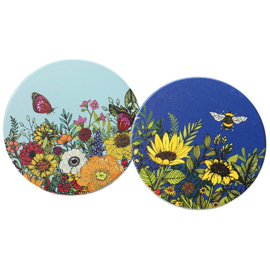 Ceramic Coasters Set of 2 - Natasha Kirby