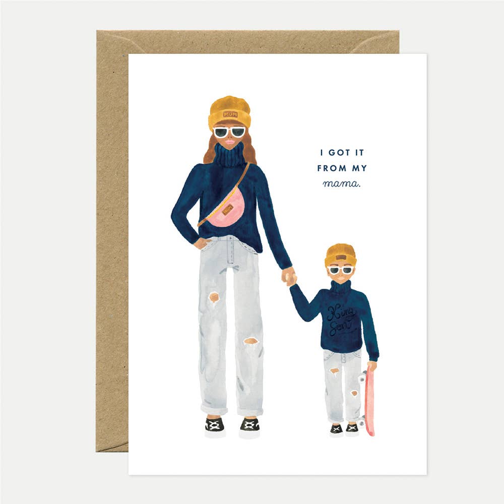 Greeting Cards - Mama Son