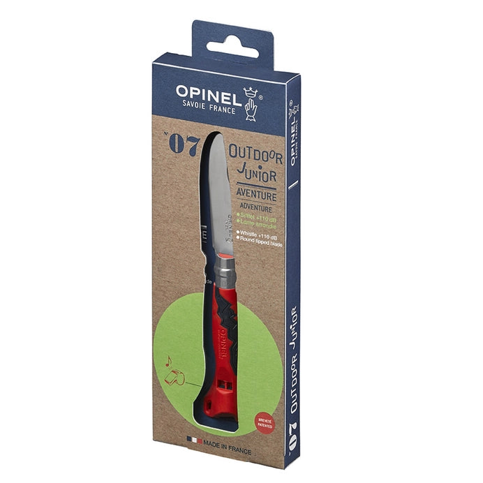 Opinel No.07 Outdoor Junior Folding Knife - Red