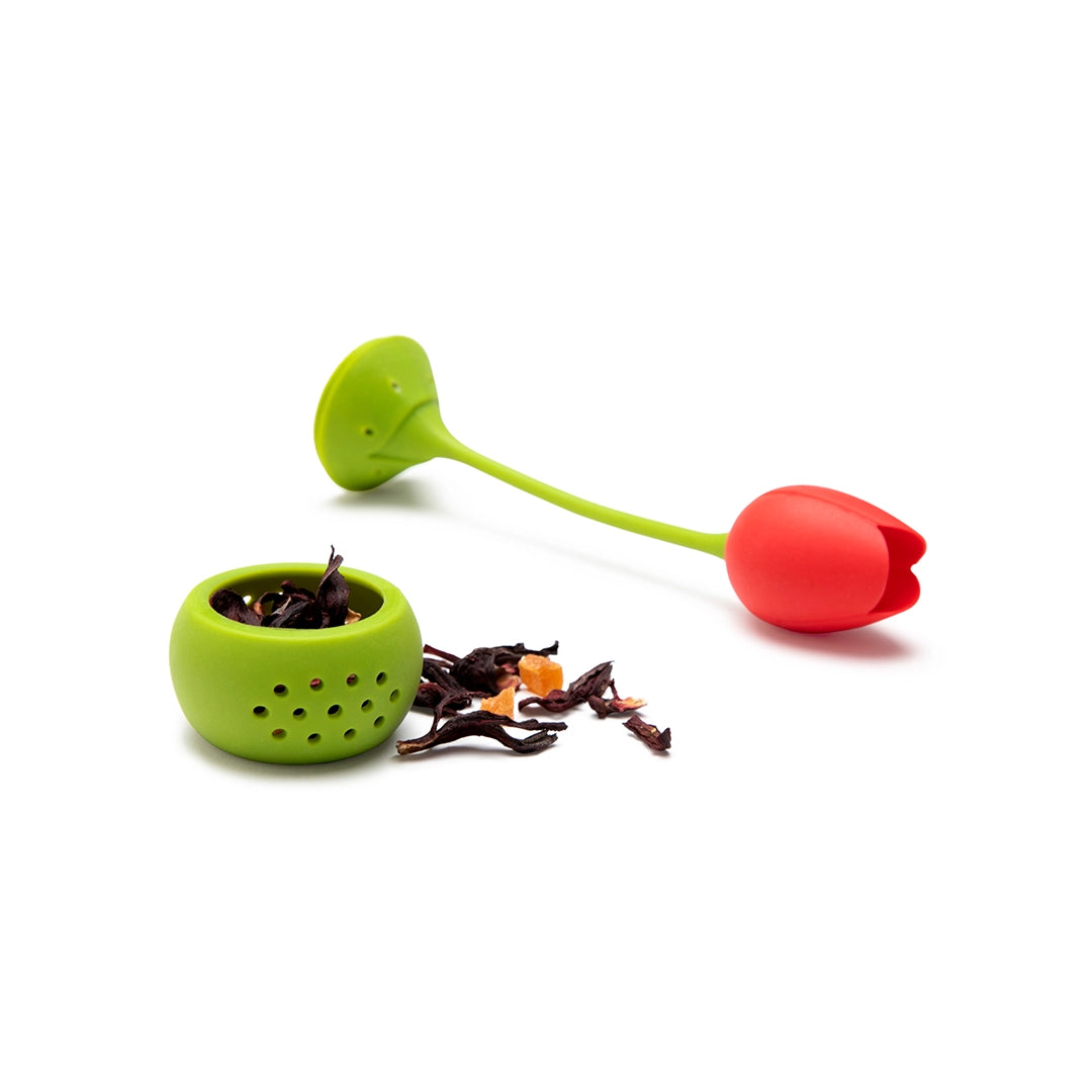 Tulip Tea Infuser - Red