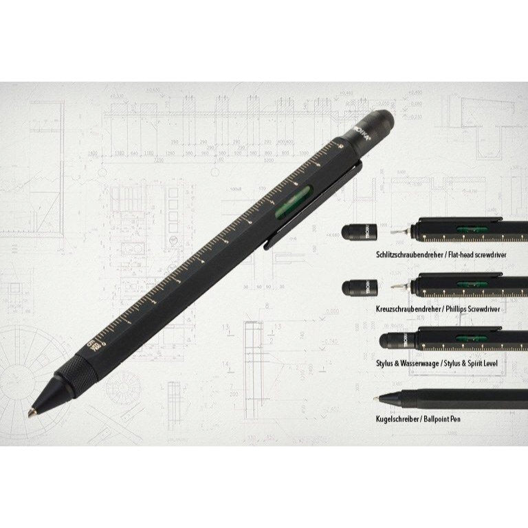 Construction Multi-Tool Pen - Neon Green