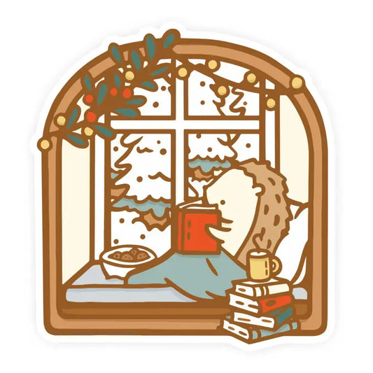 Reading Nooks Winter Vinyl Sticker