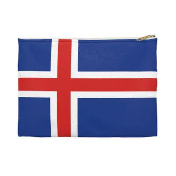 Large Flag Accessory Pouch - Iceland