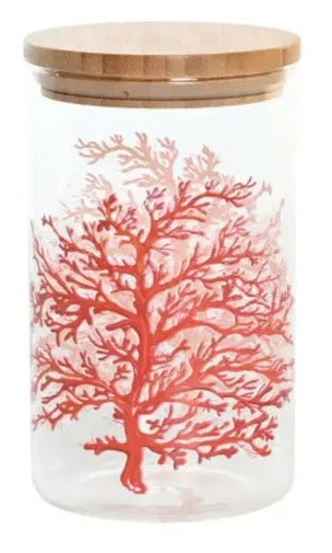 Bamboo Borosilicate Bottle 1000ml - Trees