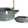 Porcelain Bamboo Teapot - Grey