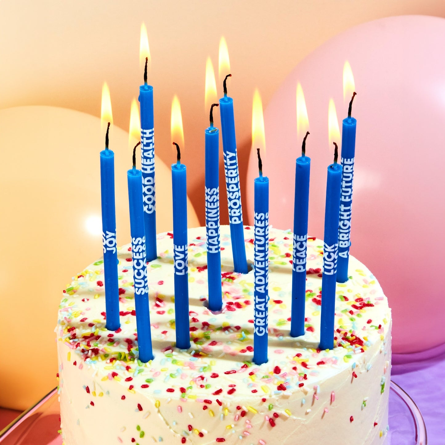 Wishing You: Birthday Candles - Royal Blue