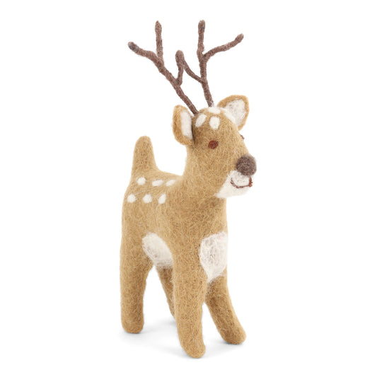 Felt Cute Brown Deer - Large
