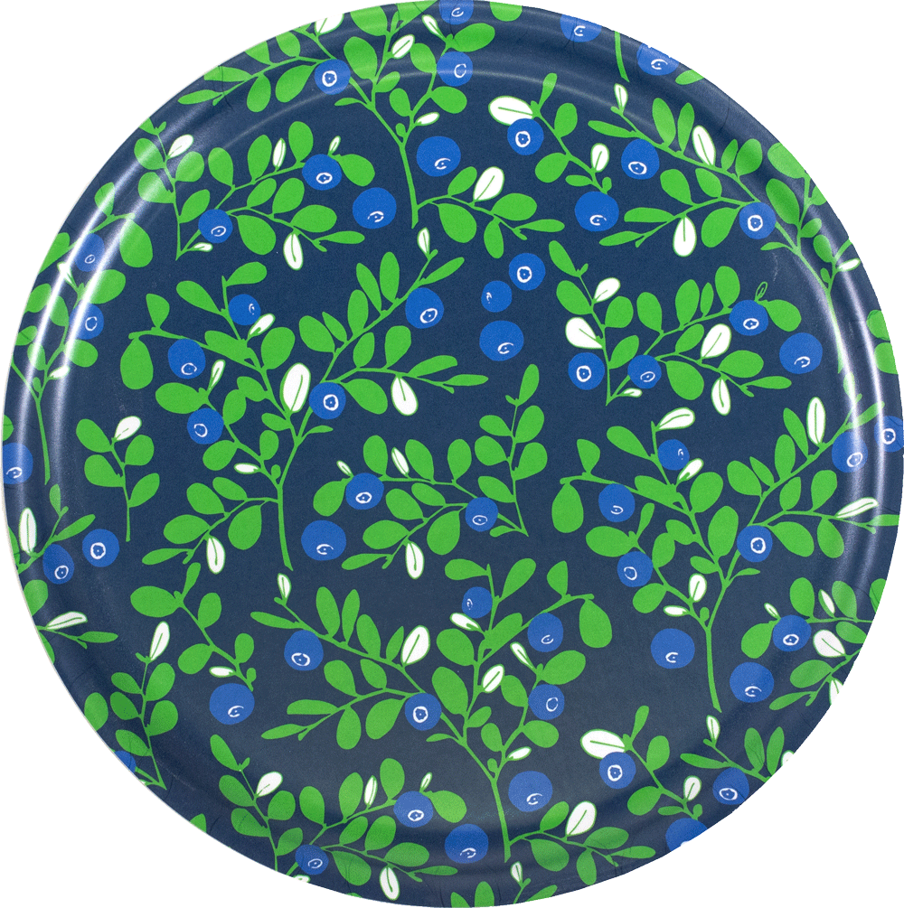 Round Tray - Varpu Blueberry