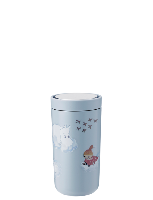 Moomin 0.2L To Go Click Vacuum Insulated Cup - Soft Cloud