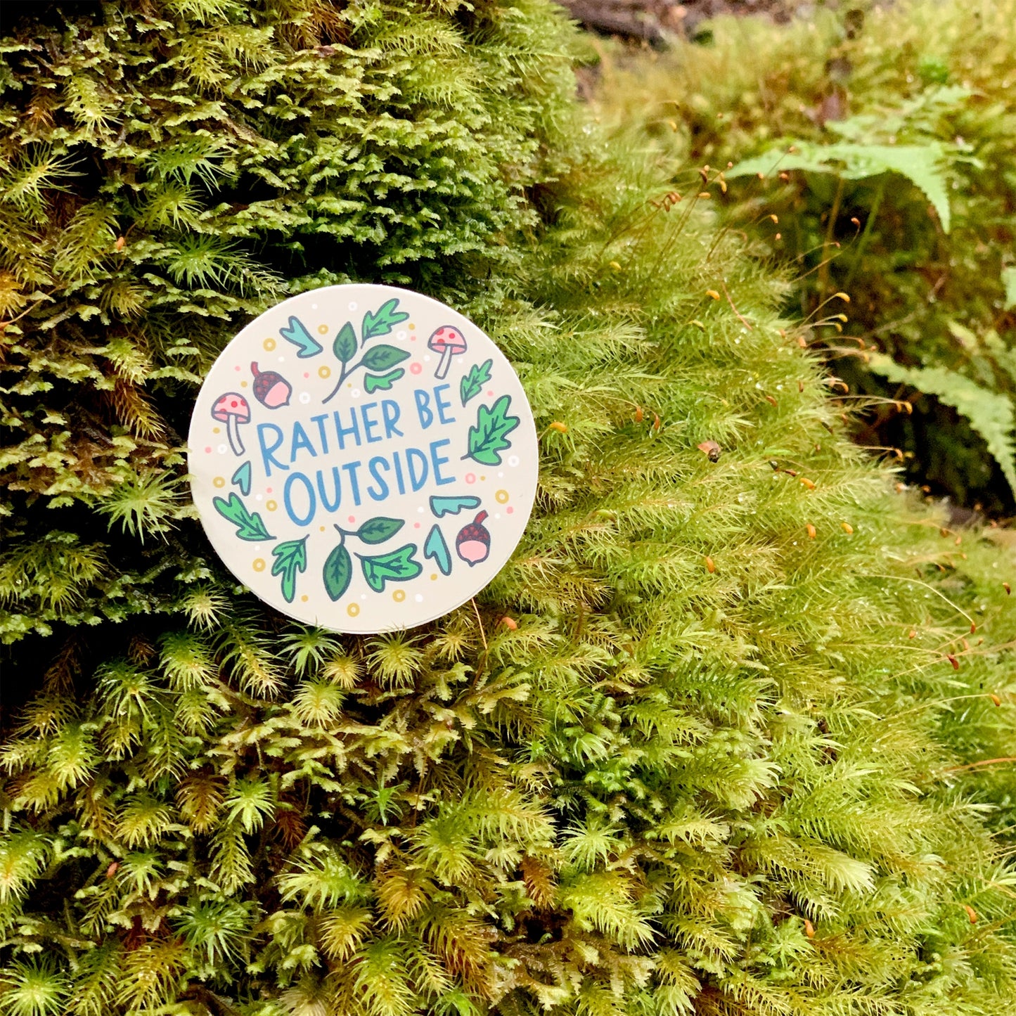 Rather Be Outside Sticker - Medium