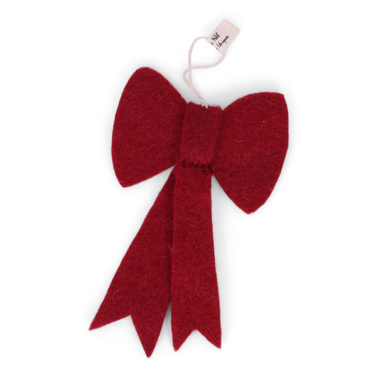 Felt Red Bow - Small