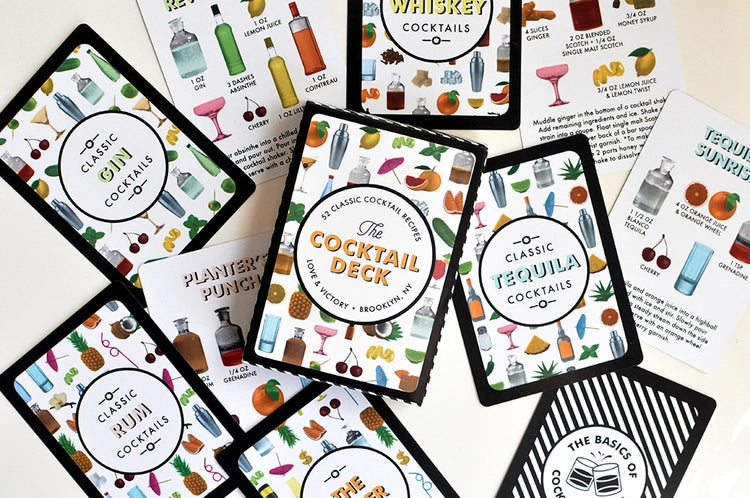 Cocktail Deck - 52 Classic Cocktail Recipe Cards