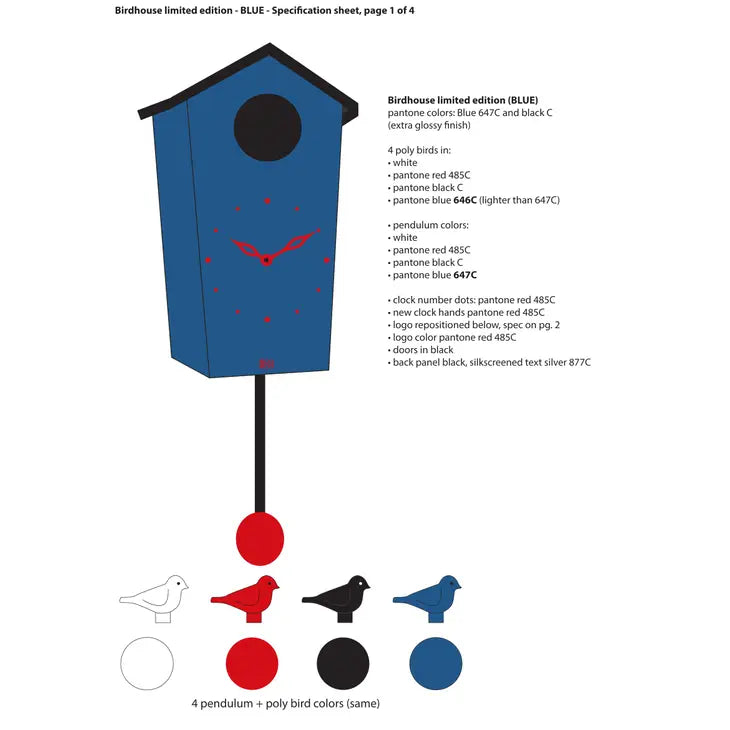 KOOKOO Birdhouse - Blue