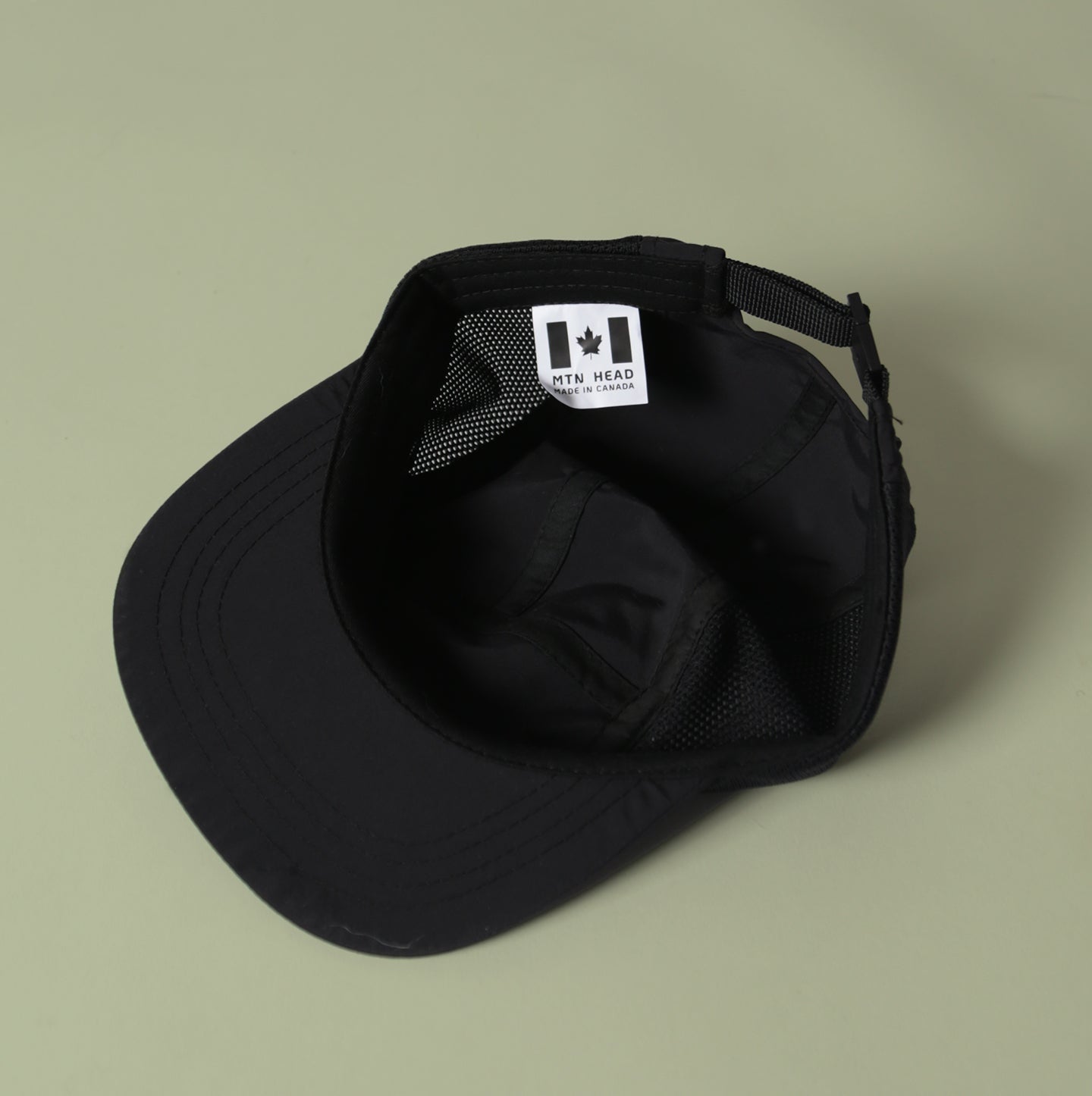 Mesh Camp Cap - Black Nylon/Mesh