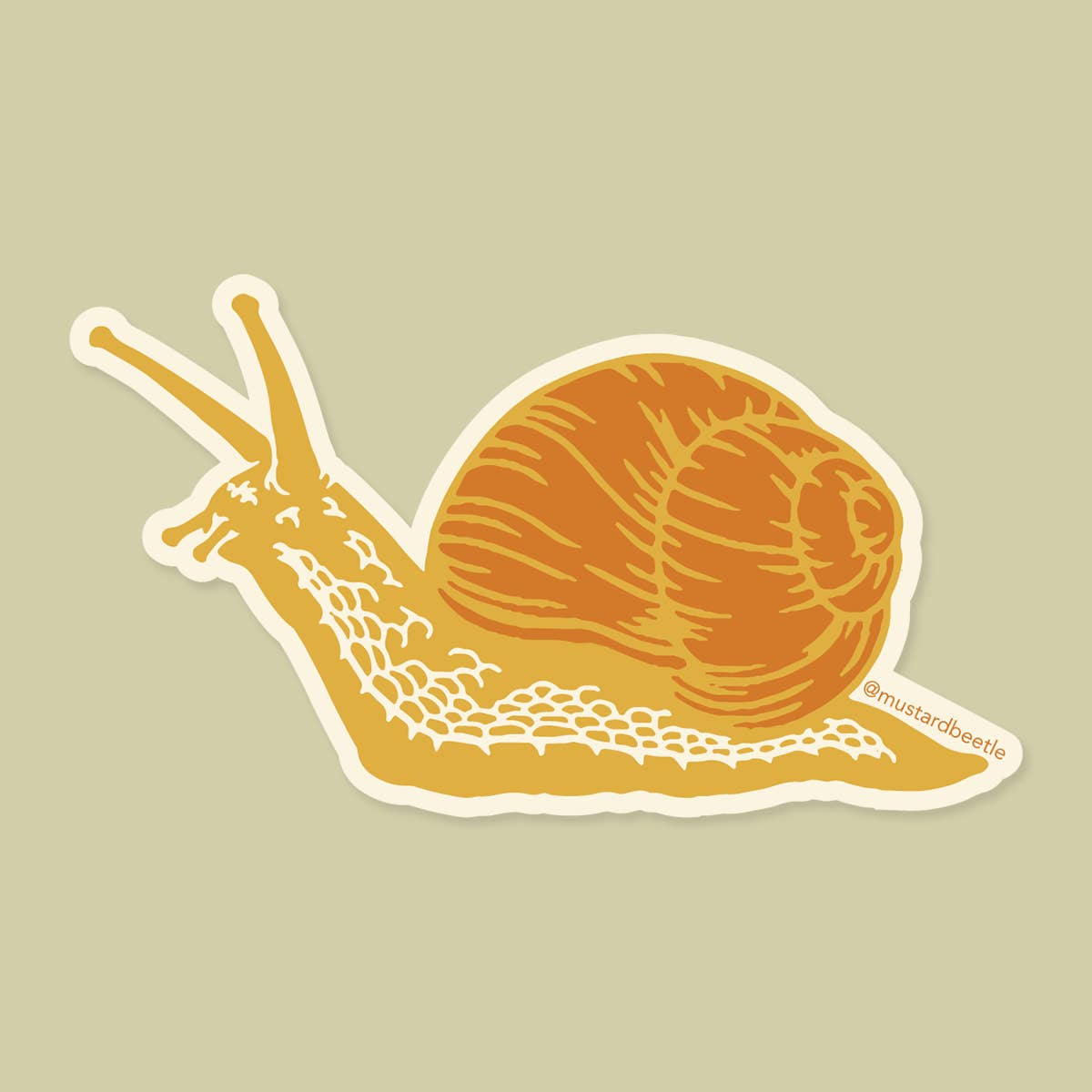 Snail Vinyl Sticker