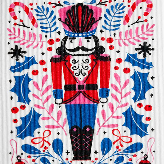 Swedish Dishcloth - Nutcracker