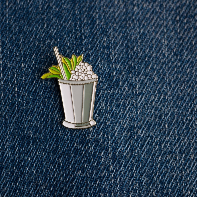 Mint Julep Cocktail Pin