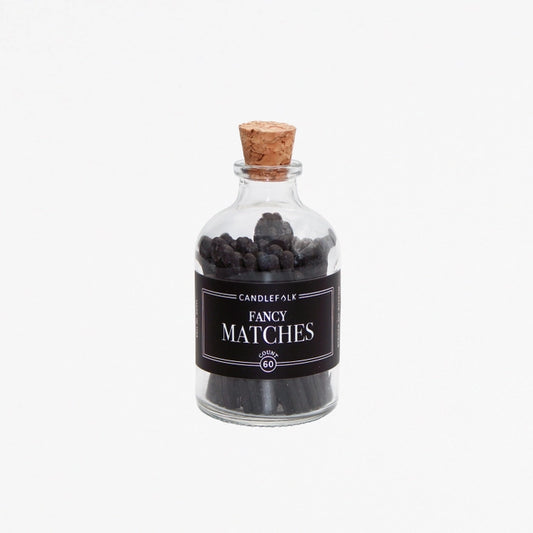 Apothecary Matches - Black & Black