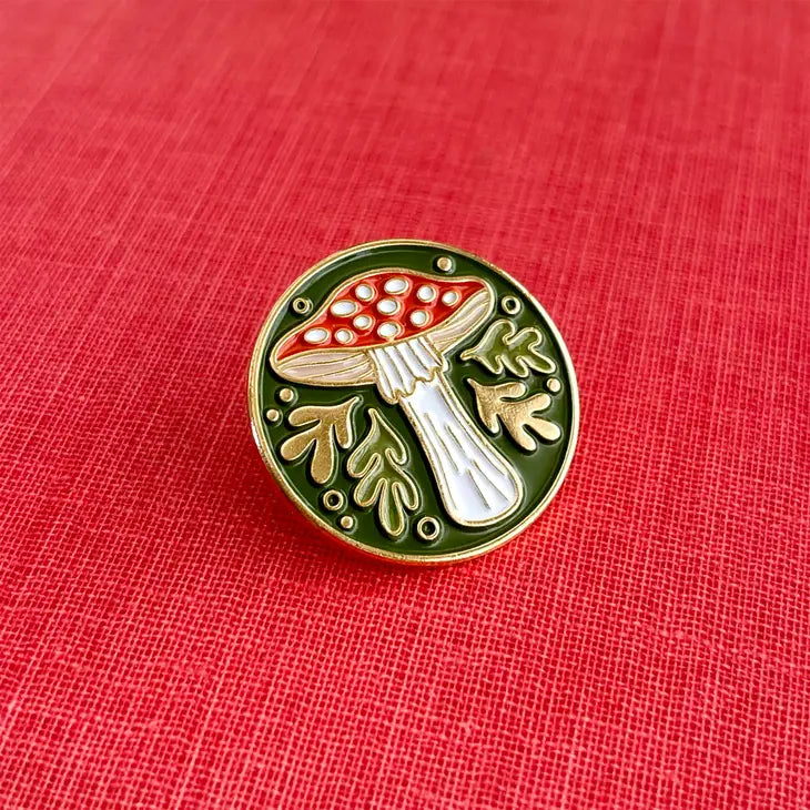 Fly Agaric Mushroom Enamel Pin