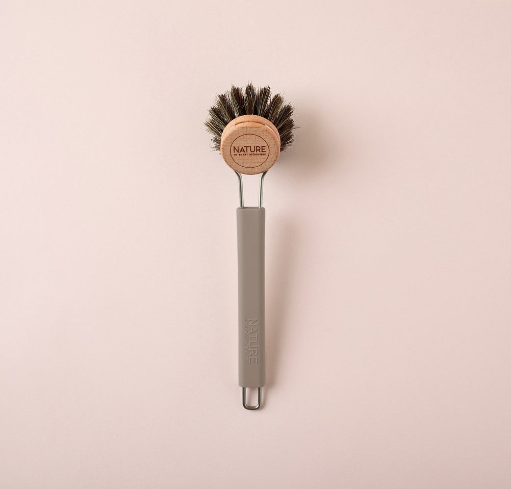 Horsehair Dishbrush - Grey