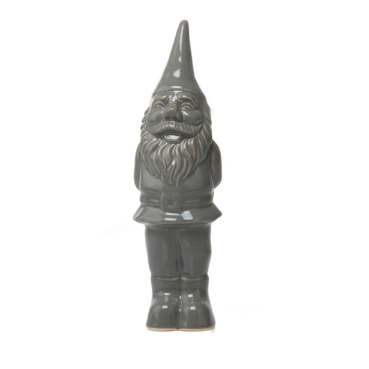 Gnome Funky Ceramic Home Decor - Grey