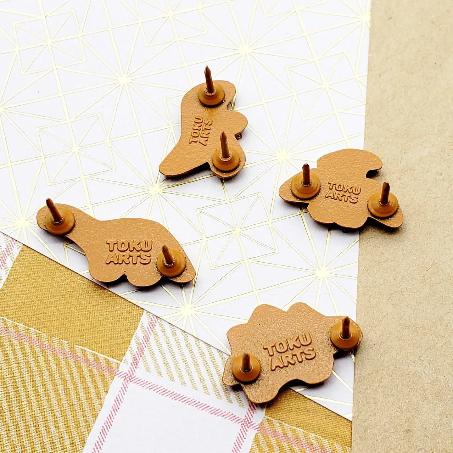 Dino Nuggs Mini Enamel Pin Set