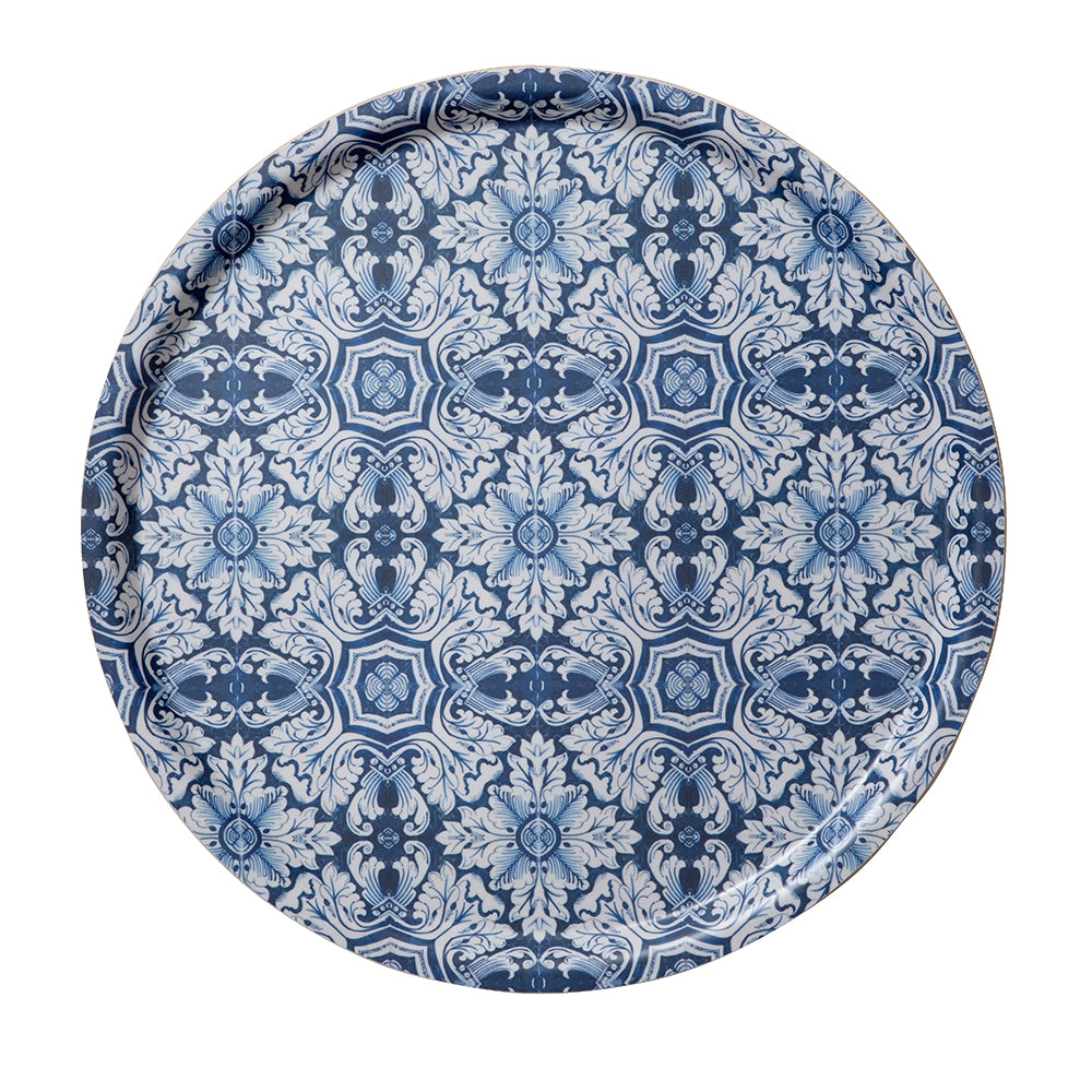 Round Tray - Landscape Tiles