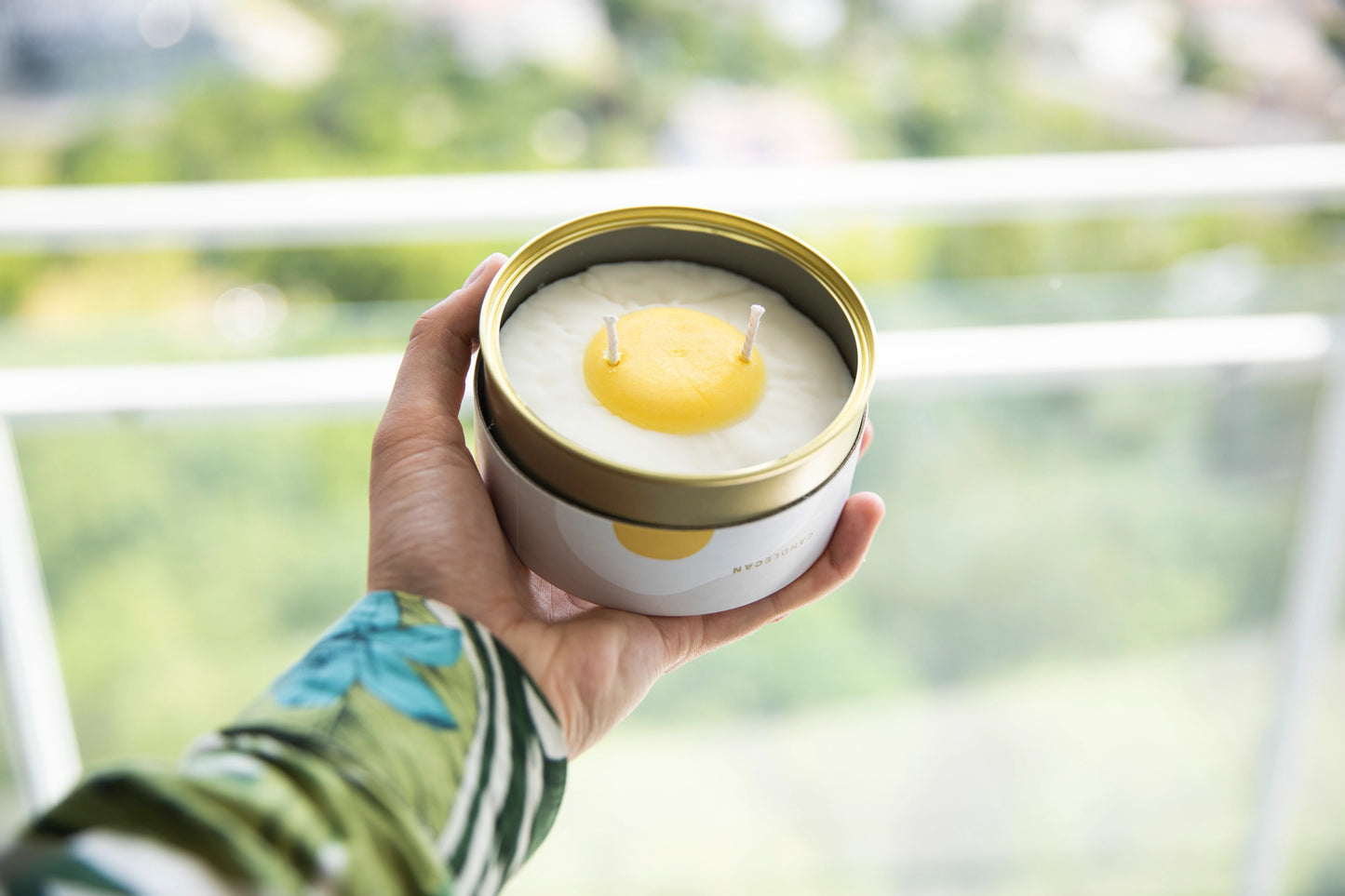 Candlecan Tin Candle - Vanilla Egg