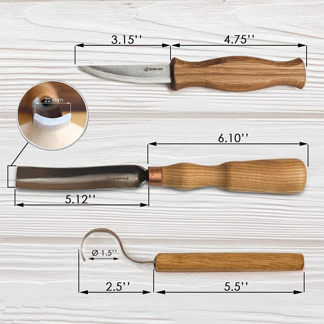 Spoon Carving Set with Gouge