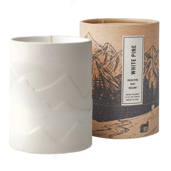 Balsam & Feather 12oz Mountain Candle - White Pine