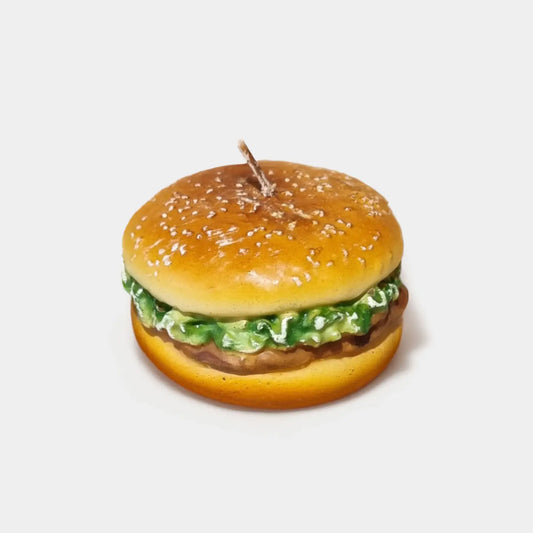 Buon Appetito Hamburger Candle