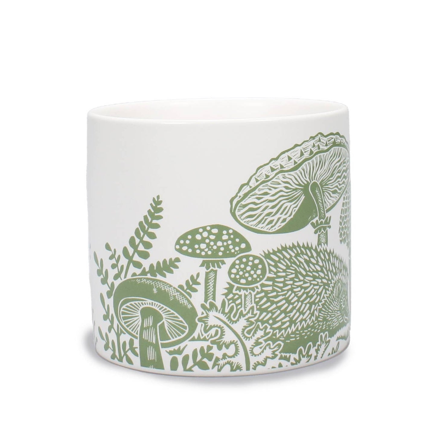 Kate Heiss Ceramic Plant Pot - Woodland Hedgehog