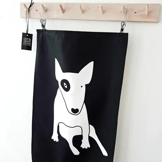 Kitchen Towel - Momma-Loo the Bull Terrier