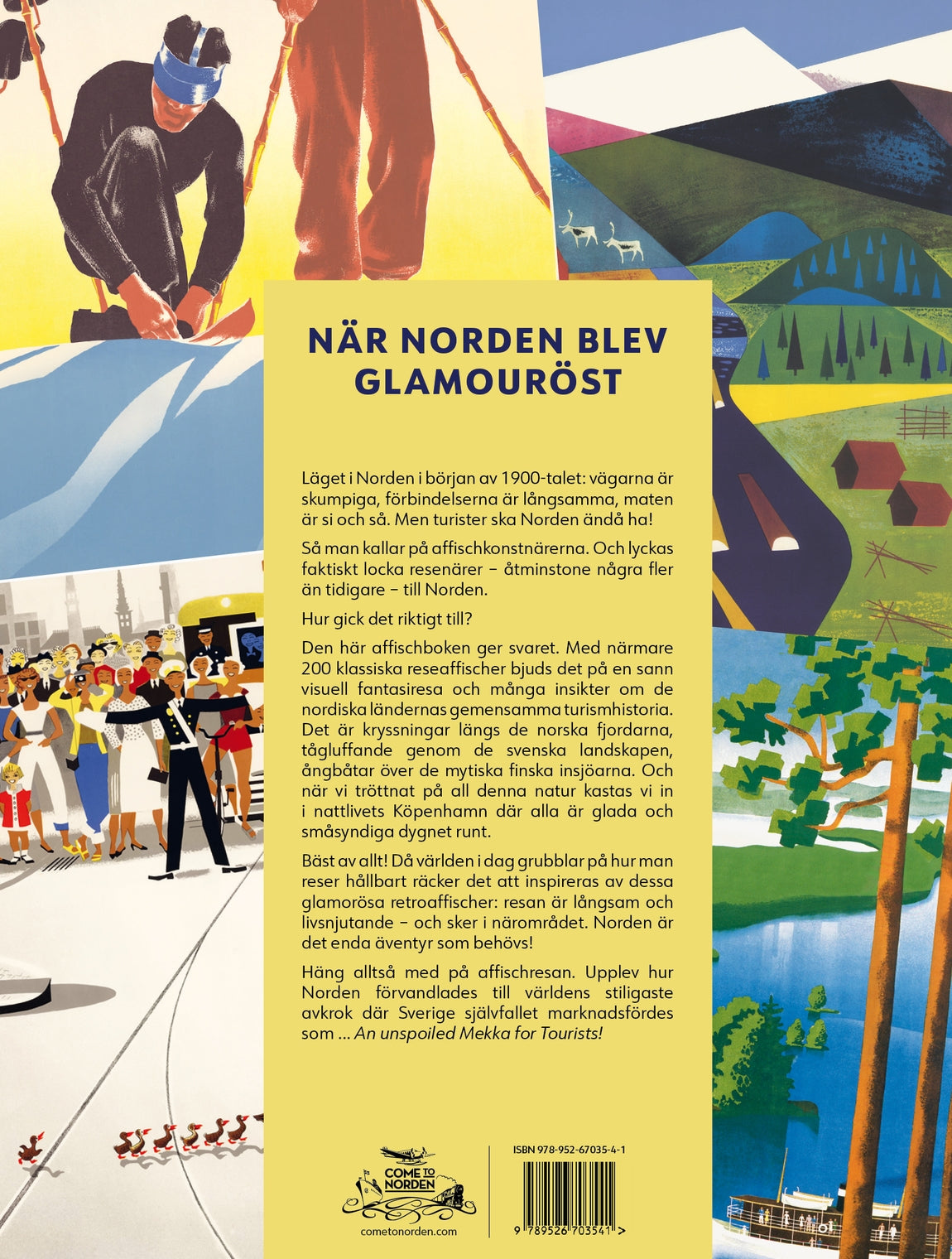 Come To Norden Poster Book in Swedish