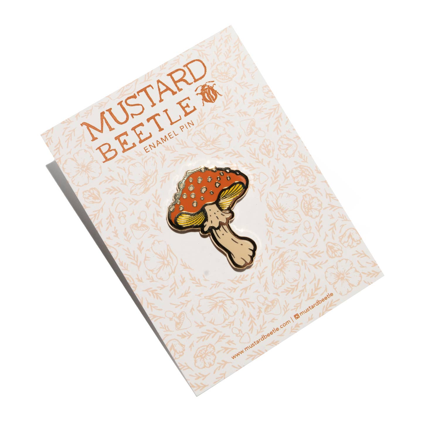 Mushroom Enamel Pin