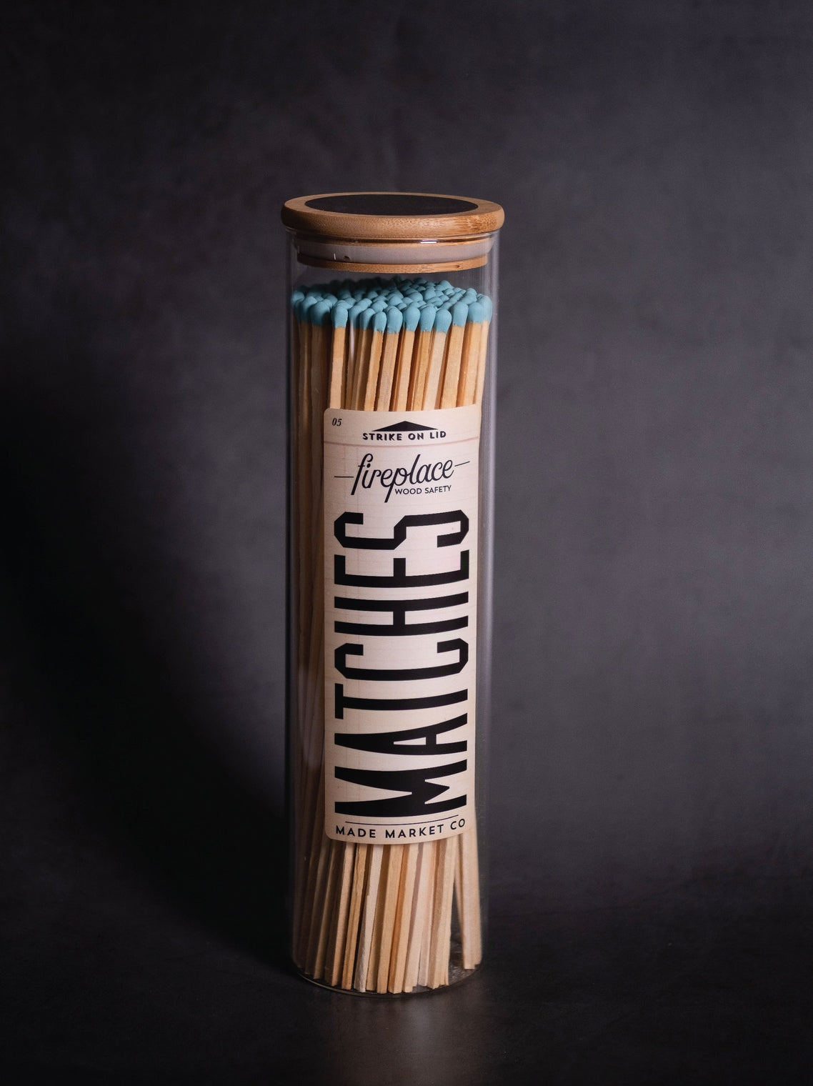 Fireplace Vintage Apothecary Matches - Teal