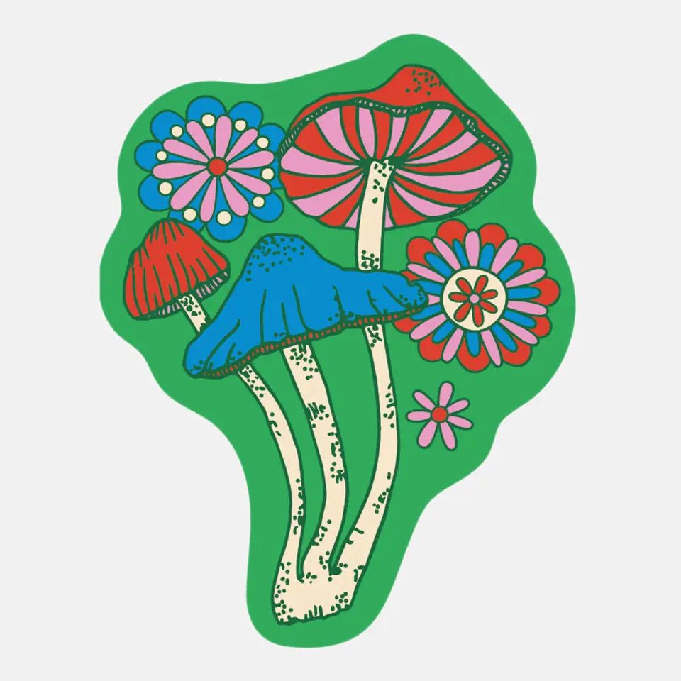 Candyland Mushrooms Sticker