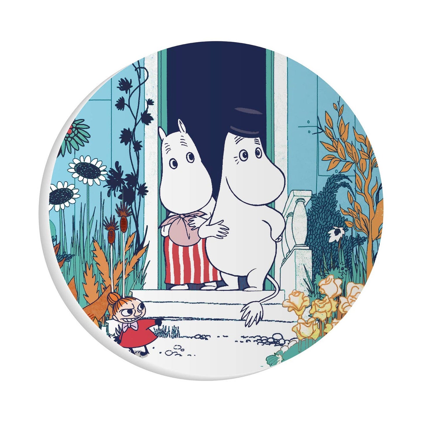 Single Ceramic Coaster - Moomin (Doorstep)