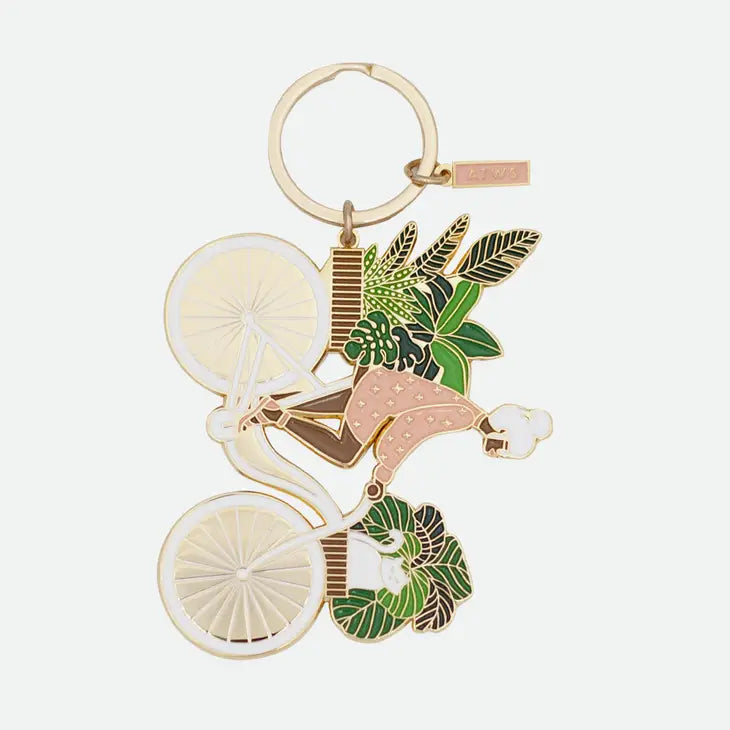 Her Bicycle Keychain