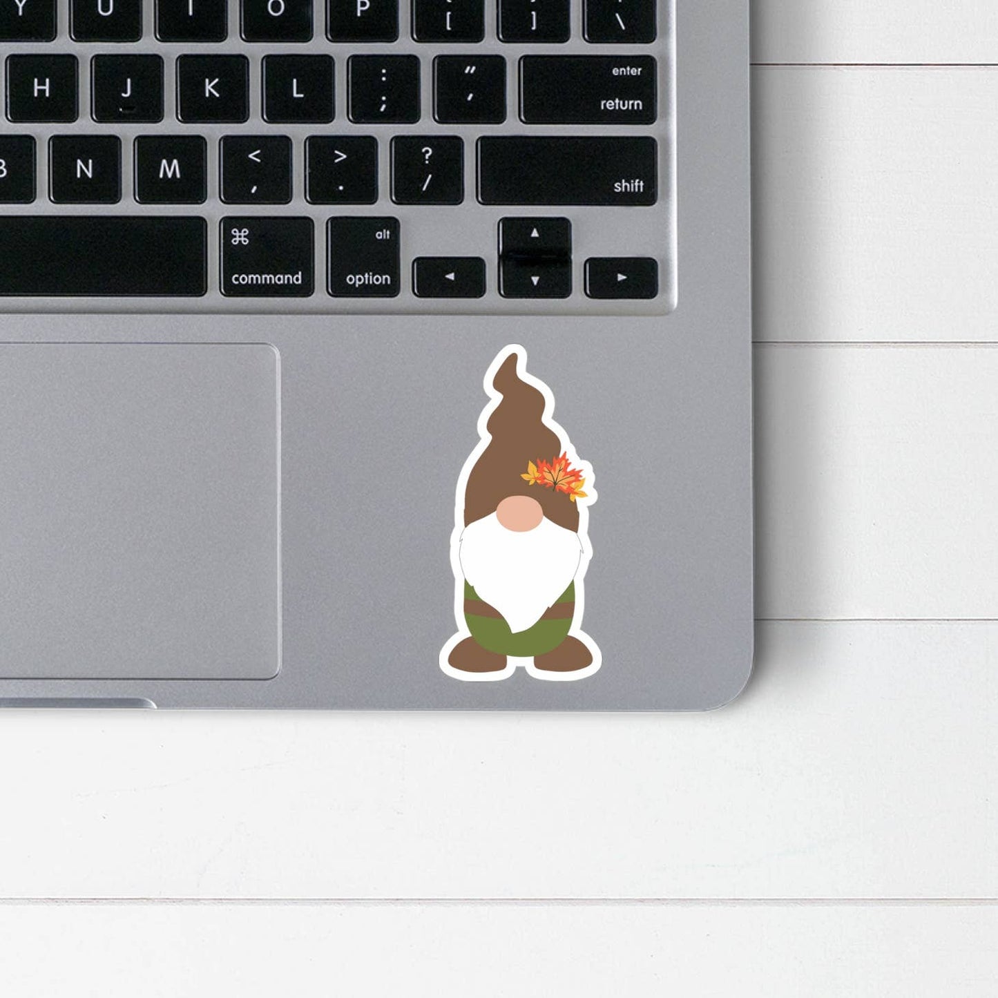 Woodland Gnome with Beard Sticker