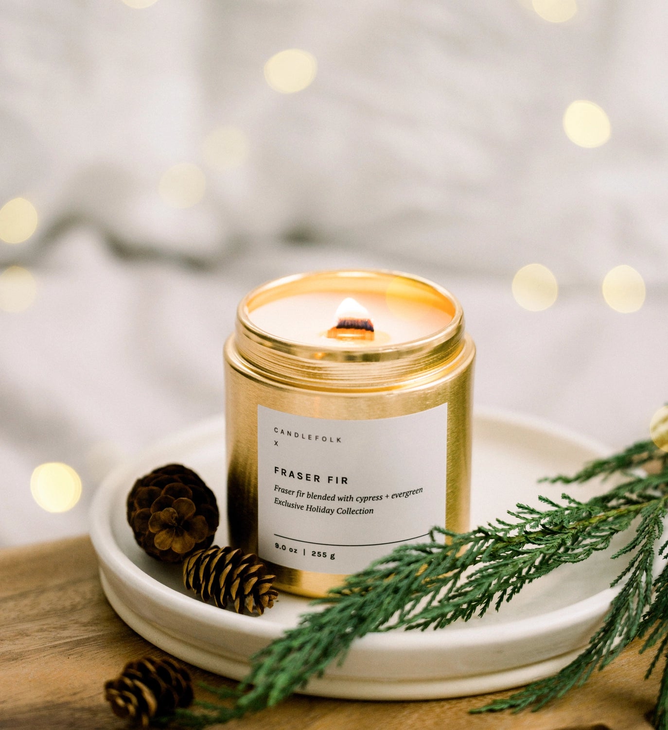 Holiday 9oz Soy Candle - Fraser Fir